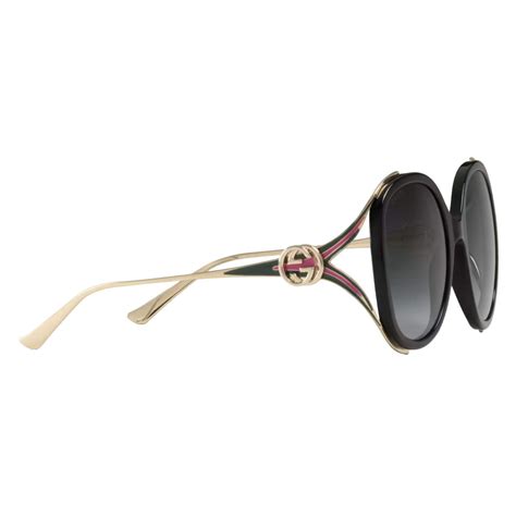 lente firmata gucci|Gucci Eyewear Interlocking G round.